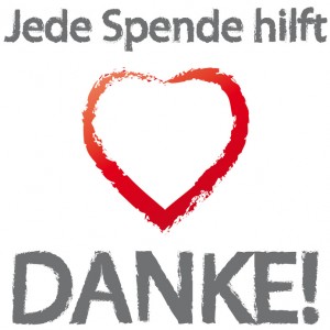 Jede Spende hilft - Danke!